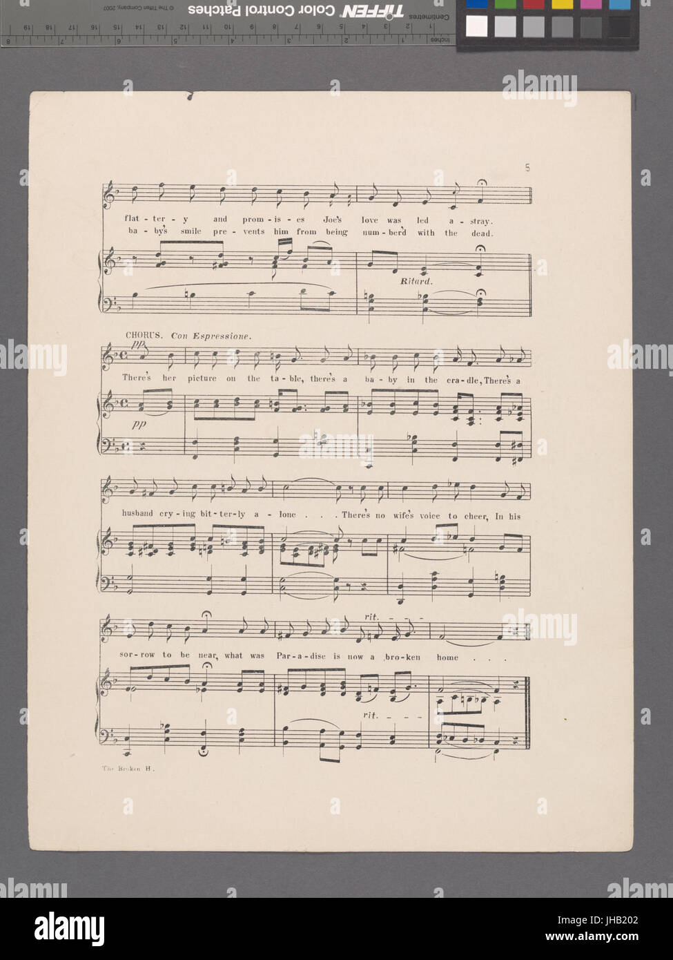 Le rotture di casa (NYPL ADE-448602-1687638) Foto Stock