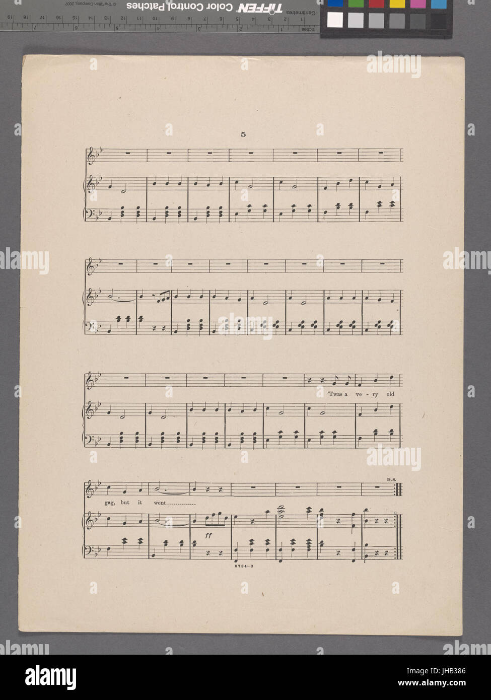 Un vecchio gag (NYPL ADE-448677-1695991) Foto Stock