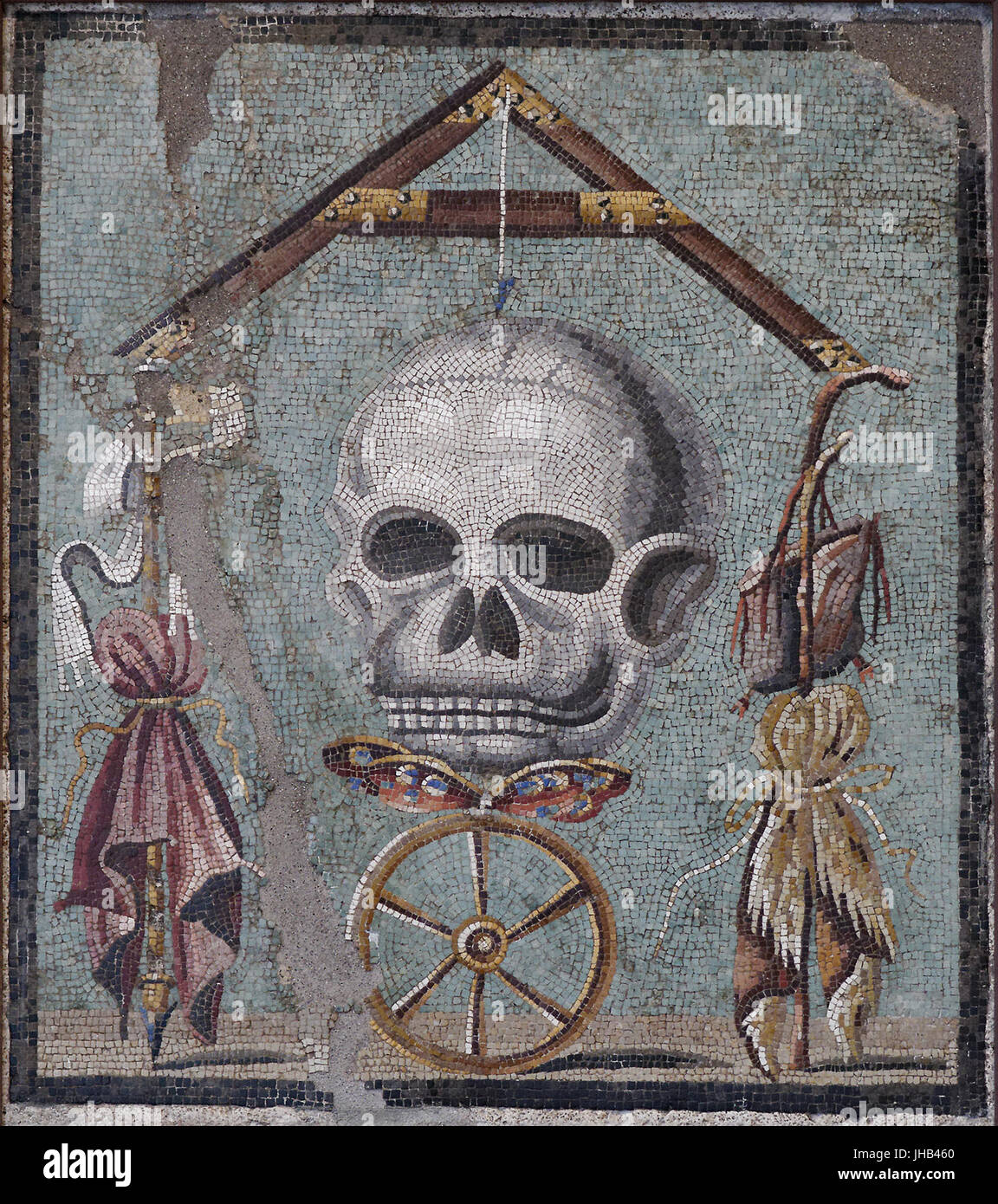 Memento mori uomo Napoli Inv109982 Foto Stock