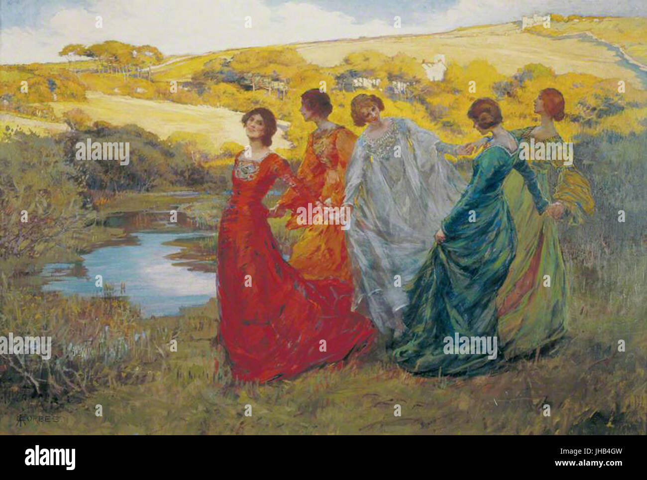 Elizabeth Adela Forbes - in una bella giornata Foto Stock