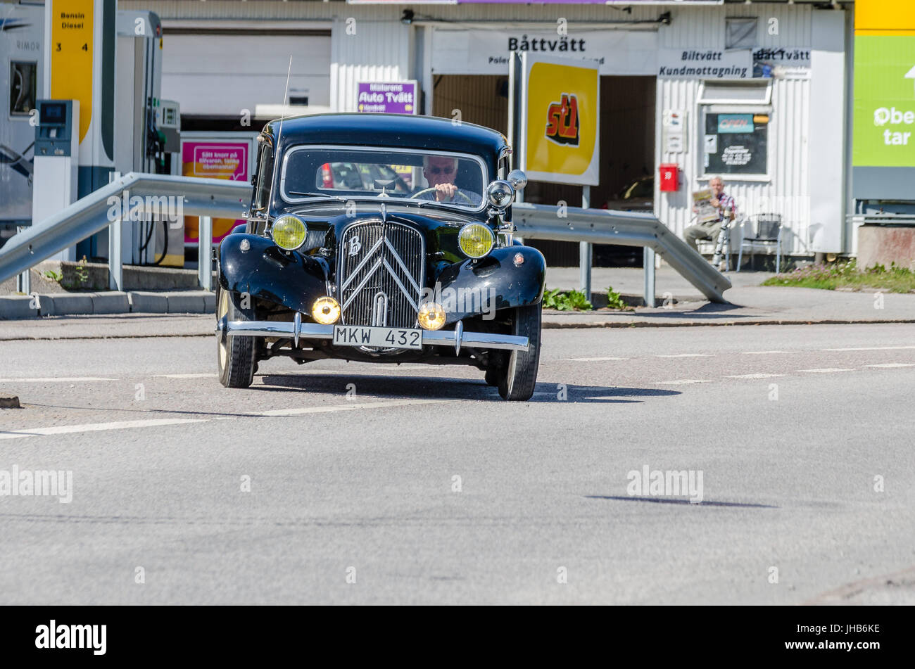 Un classico auto dalla Francia. Foto Stock