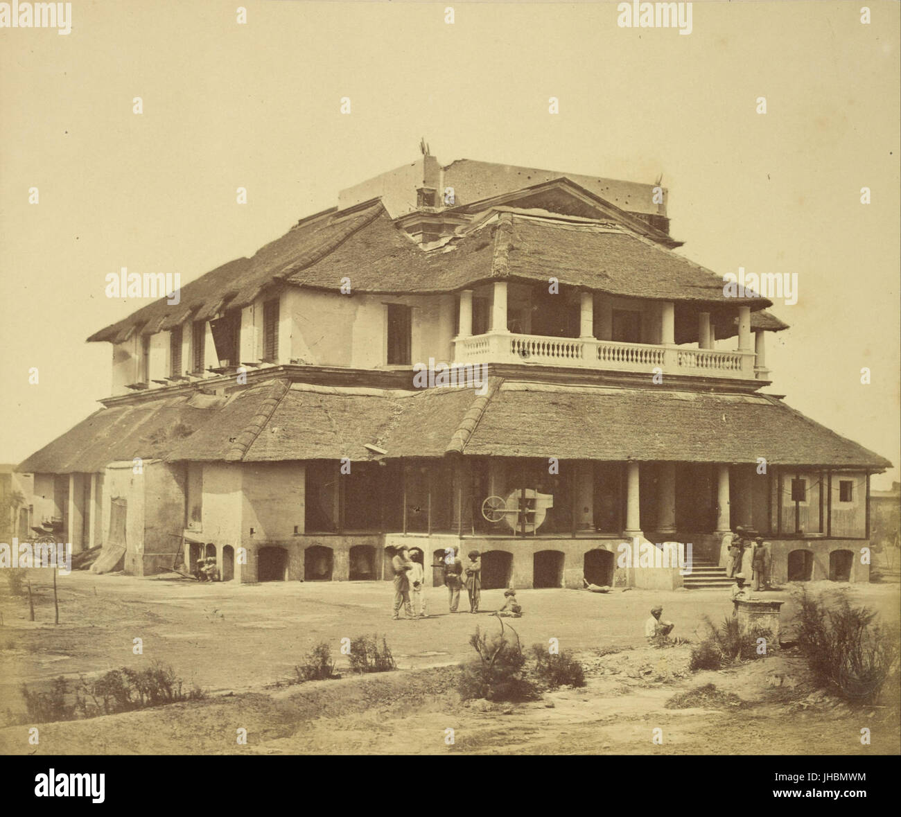 Felice Beato (British, nato Italia - (banche principali' casa) - Foto Stock