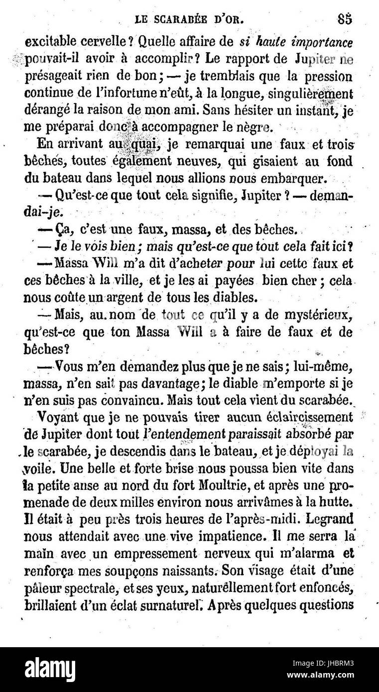 Histoires extraordinaires, 114 Foto Stock