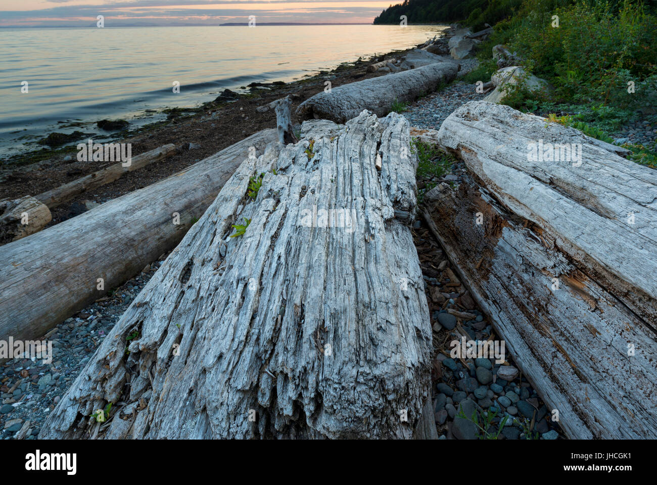 Paesaggi e paesaggi marini del Pacifico Nord Ovest della Columbia britannica in Canada. Foto Stock