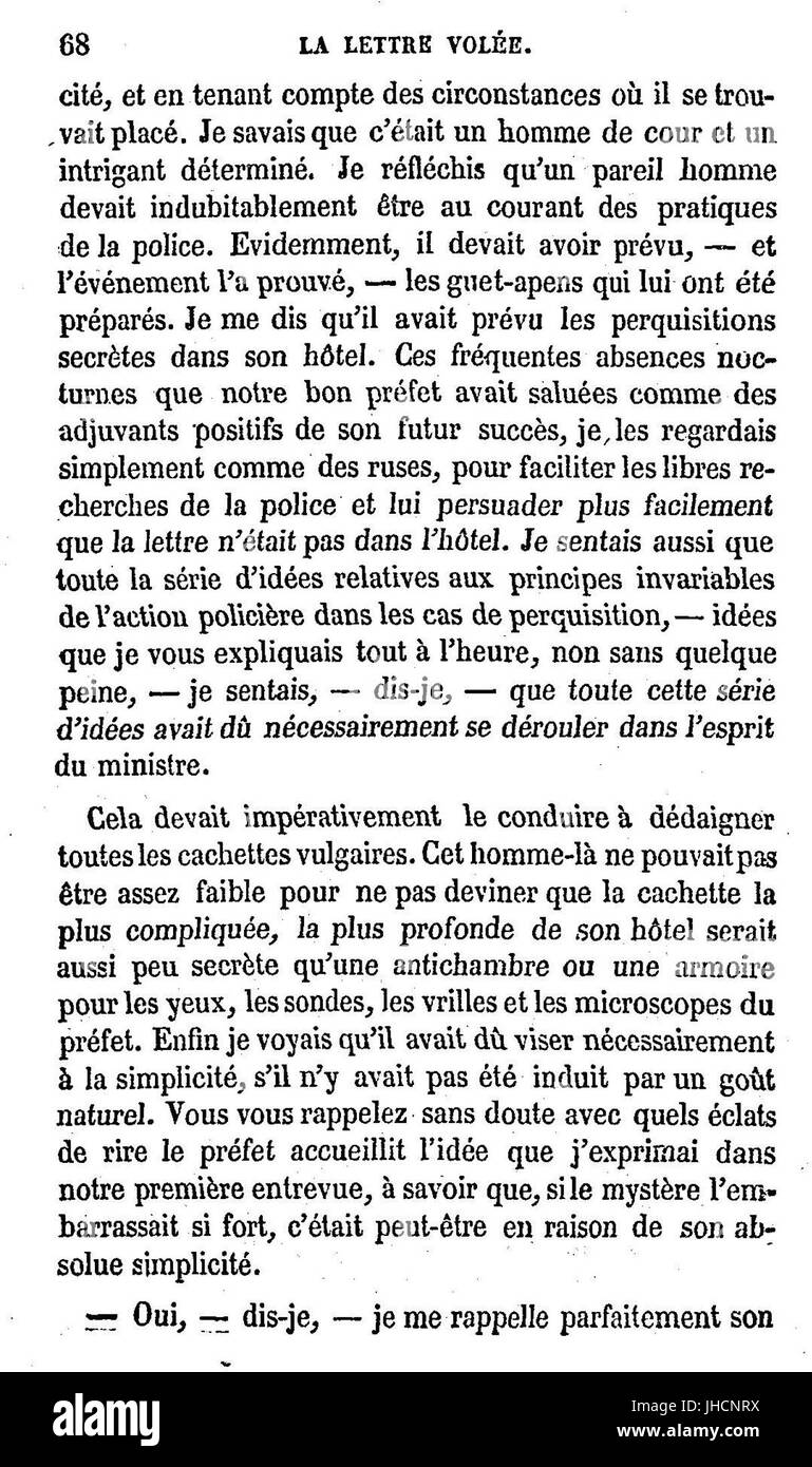 Histoires extraordinaires, 097 Foto Stock