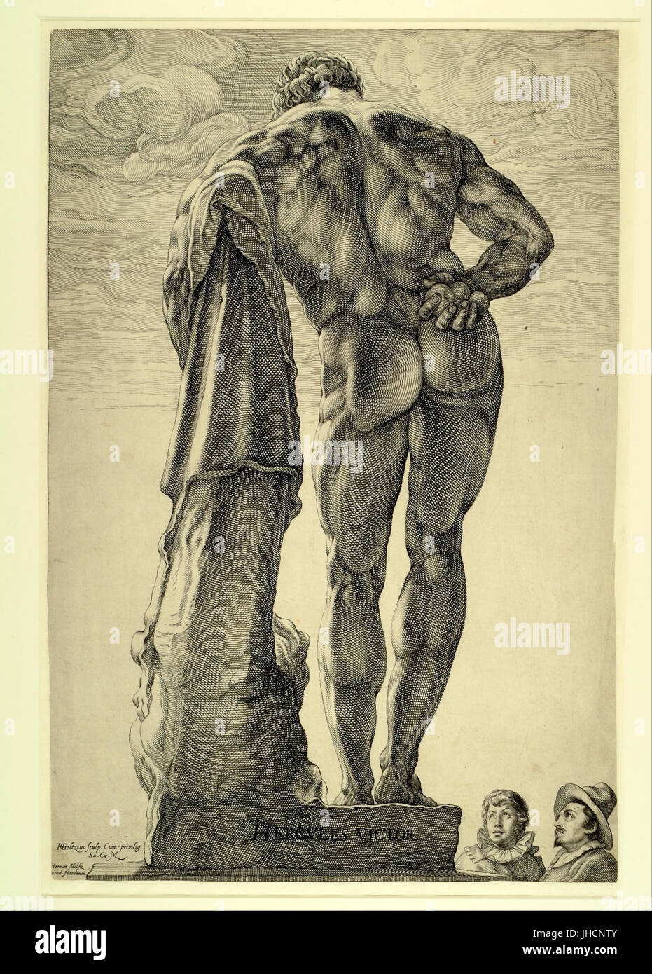 Hendrick Goltzius - Ercole Farnese - Foto Stock