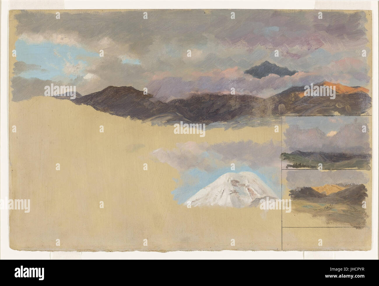 Frederic Edwin Chiesa - Studi del monte Chimborazo, Ecuador - Foto Stock