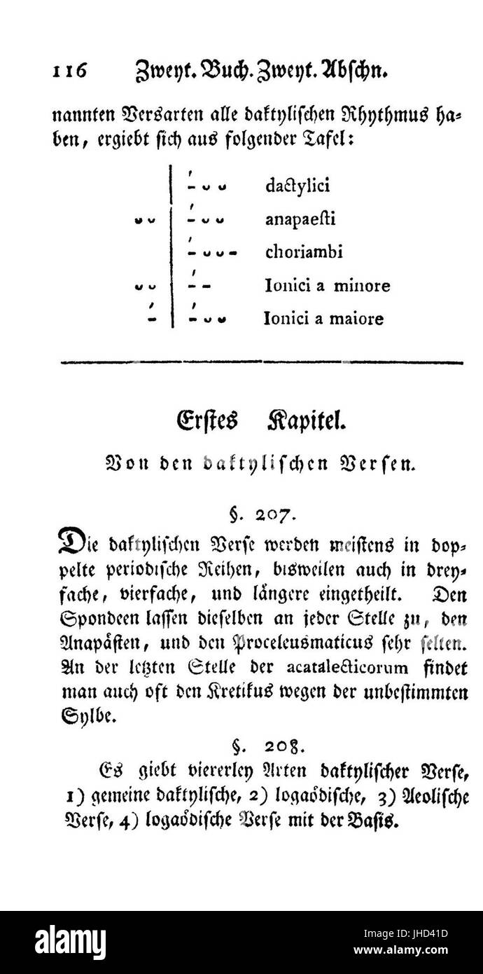 Hermann Handbuch der Metrik 148 Foto Stock