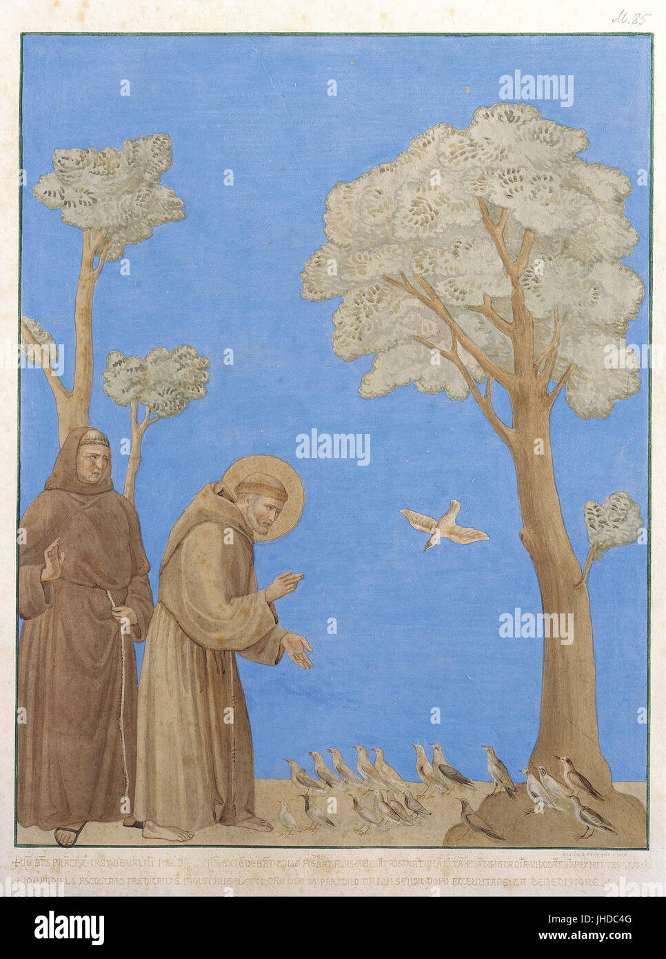 San Francesco Predica Agli Uccelli San francesco che predica agli uccelli immagini e fotografie stock ad
