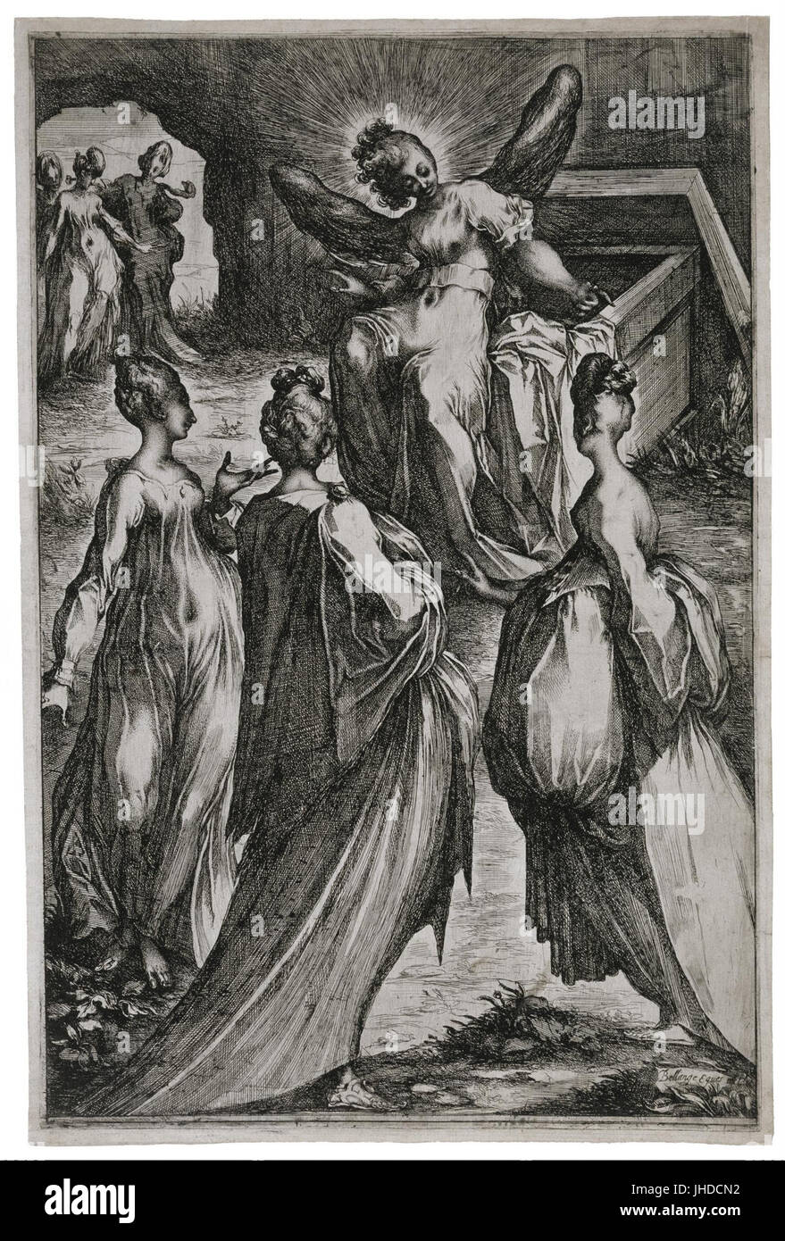 Jacques Bellange - Il Santo donne al sepolcro - Foto Stock