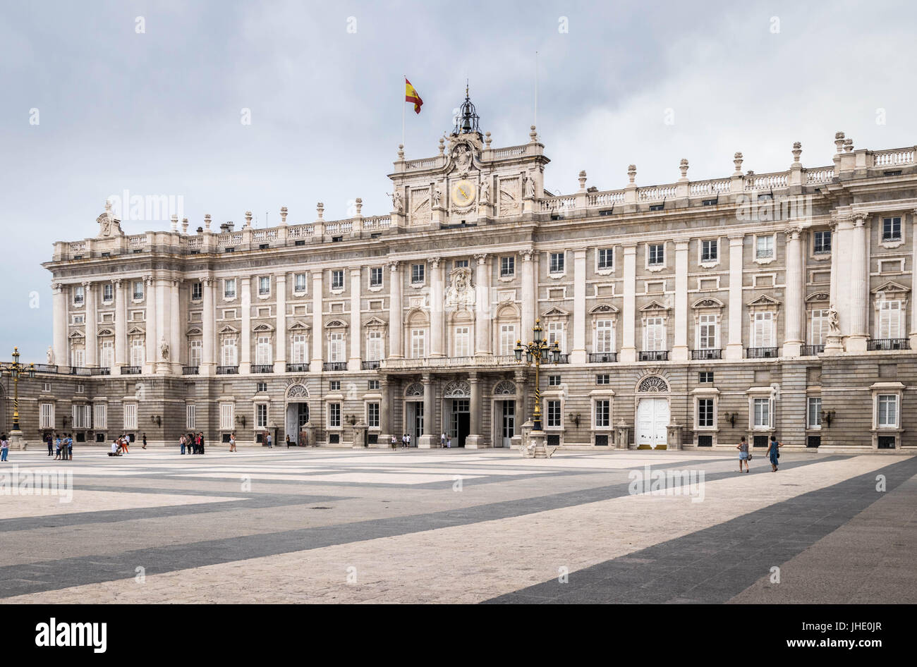 Palacio Real de Madrid Foto Stock