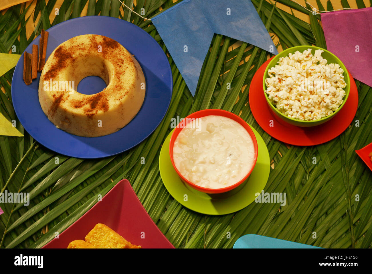 Giugno festa, cibo tipico, Belém, Pará, Brasile Foto Stock