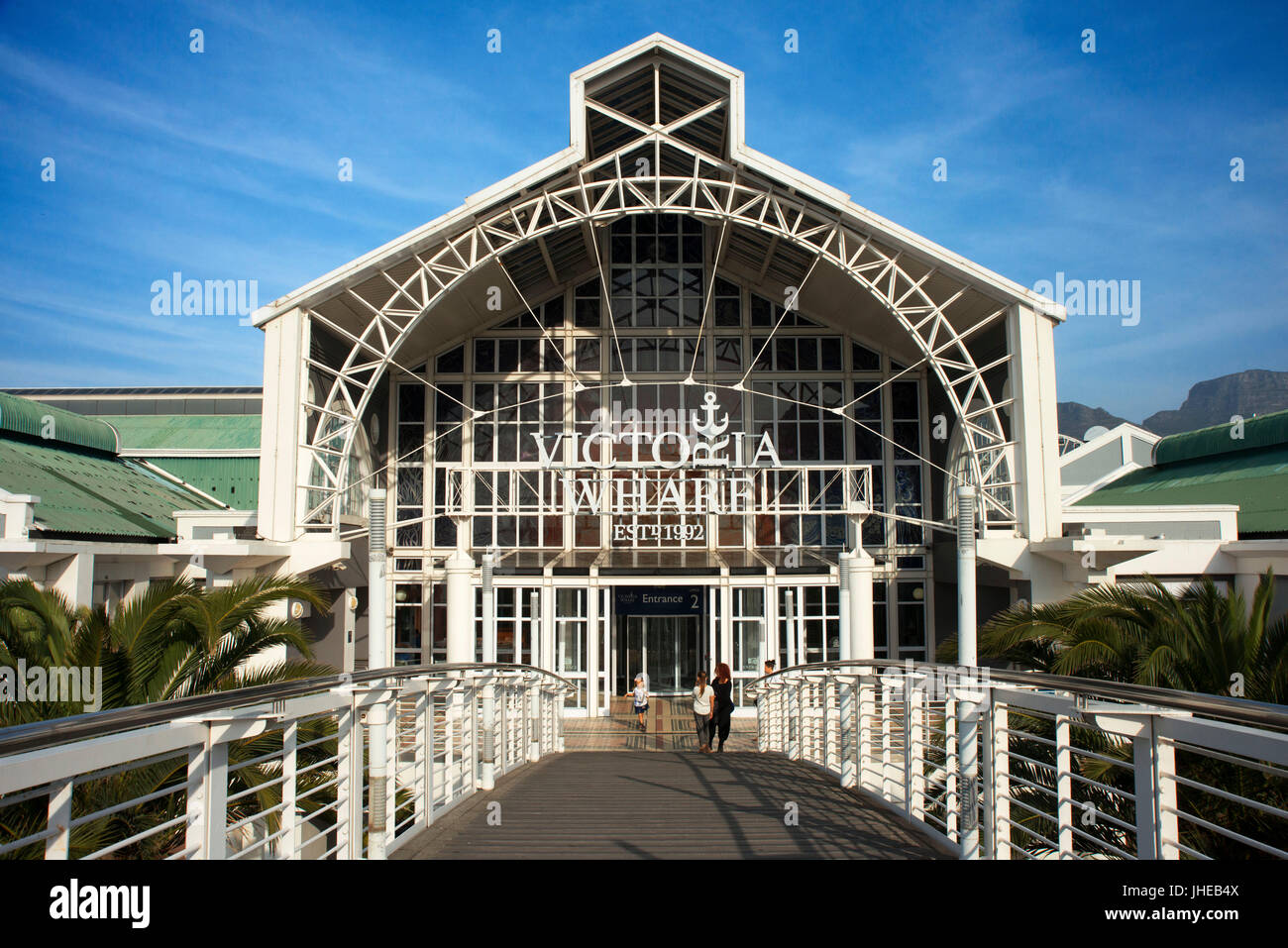 Interno del centro commerciale Victoria Wharf, Lungomare Victoria & Albert, Cape Town, Provincia del Capo Occidentale, Sud Africa Foto Stock