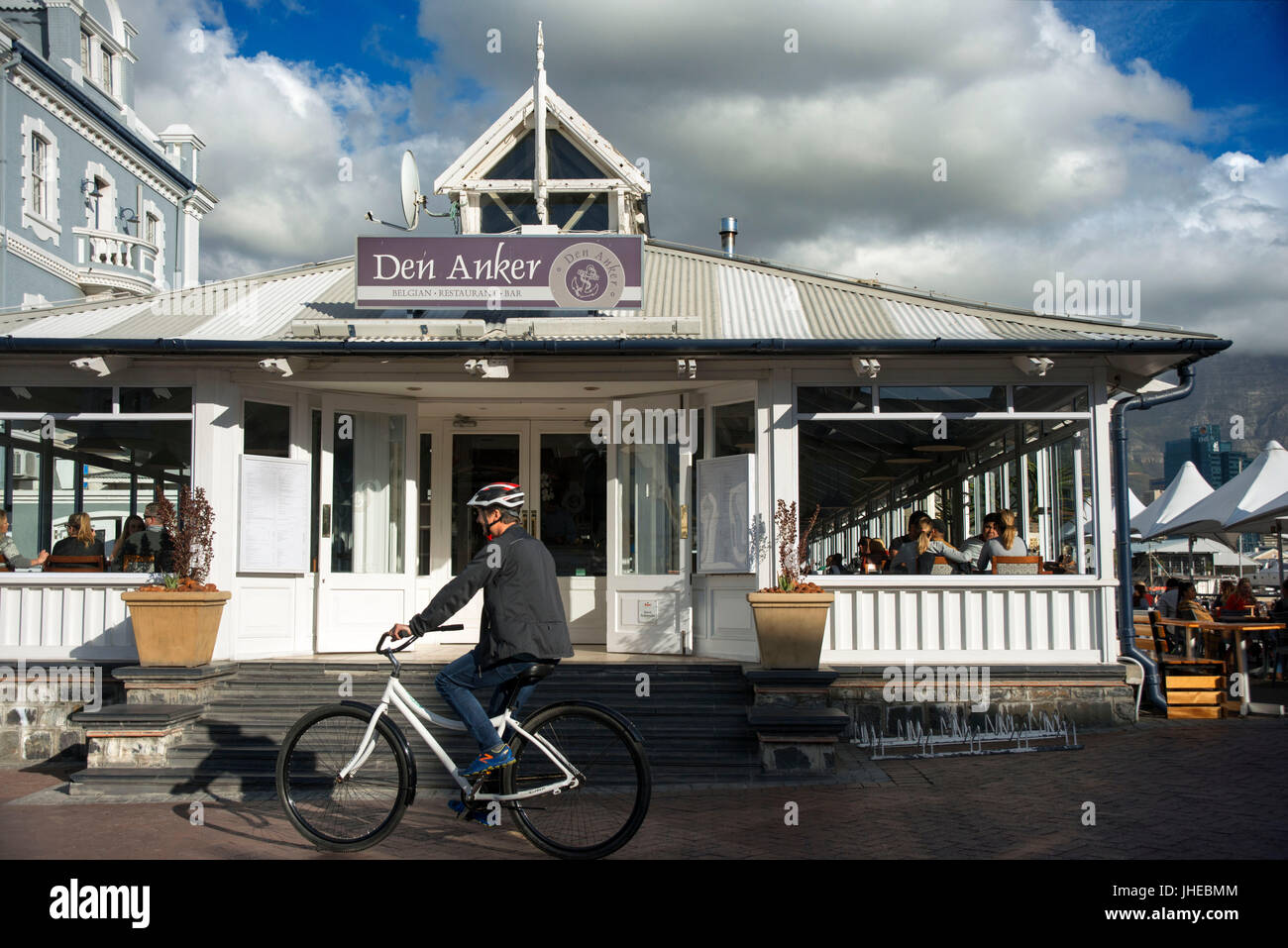 Den Anker ristorante, Victoria & Alfred Waterfront, Città del Capo, Sud Africa Foto Stock