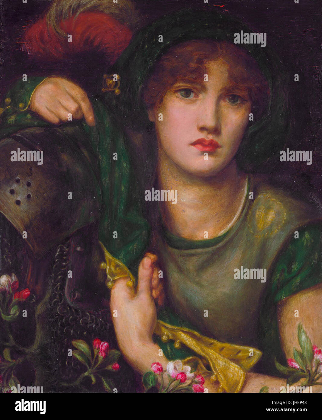 Greensleeves-rossetti Foto Stock