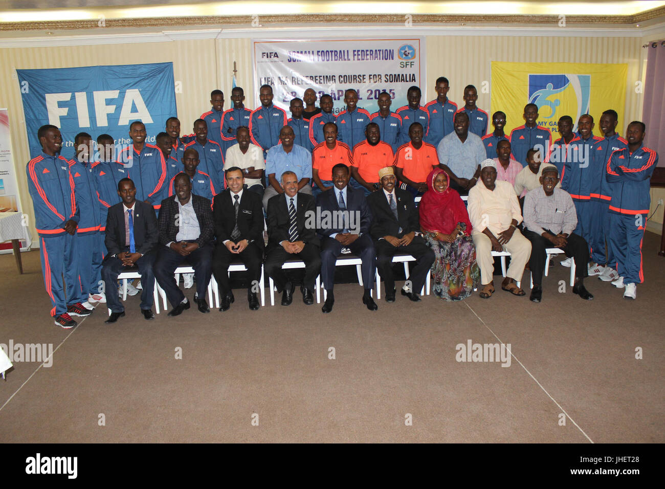 2015 04 28 somalo formazione Refrees-3 (16690405404) Foto Stock