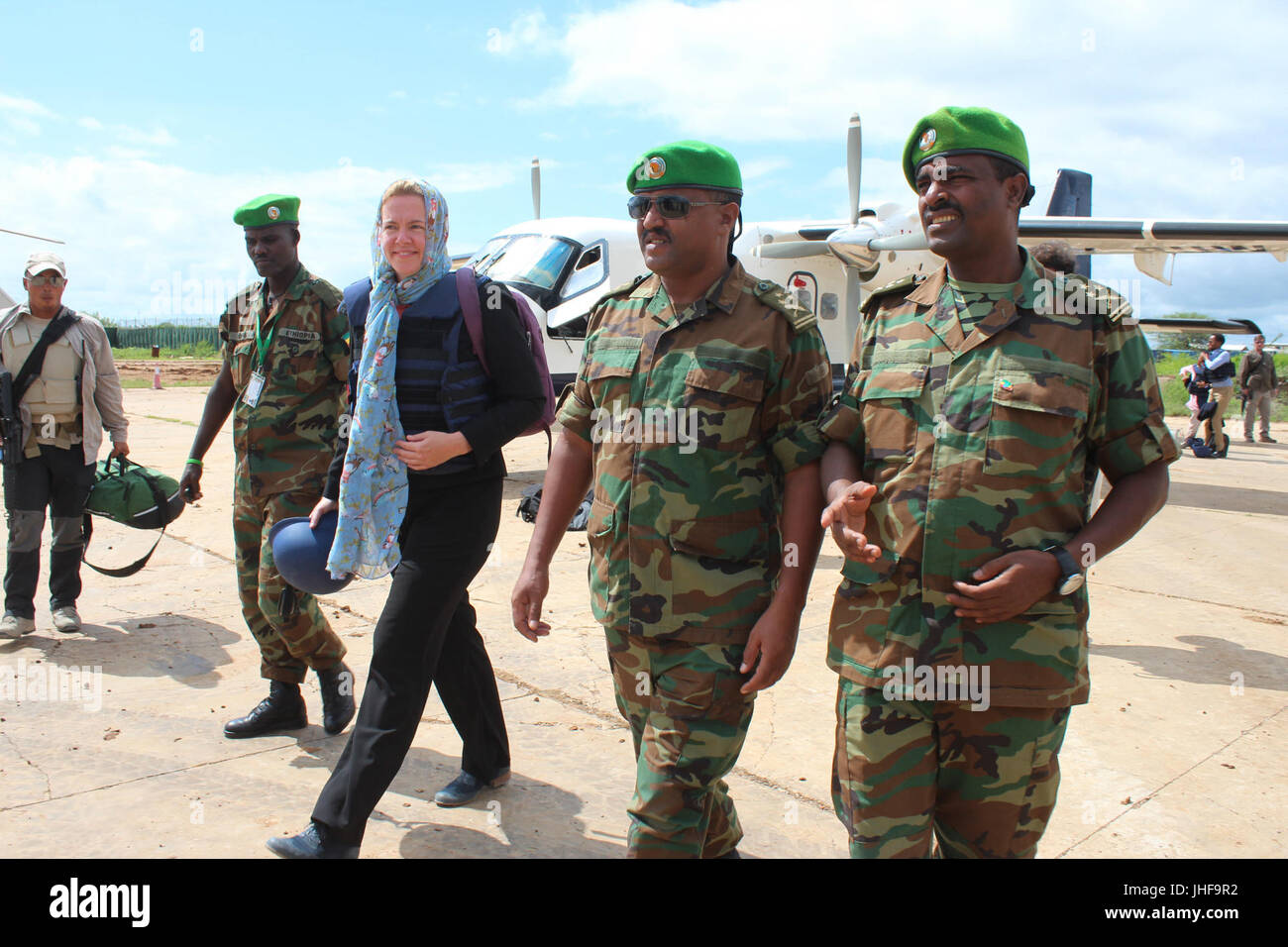 2015 25 Ambasciatore britannico visite Baidoa-1 (22281508579) Foto Stock