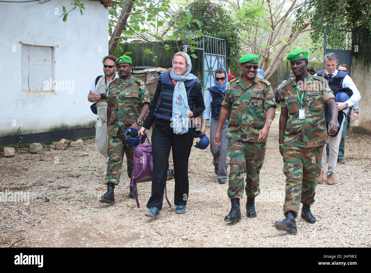 2015 25 Ambasciatore britannico visite Baidoa-3 (22442314716) Foto Stock