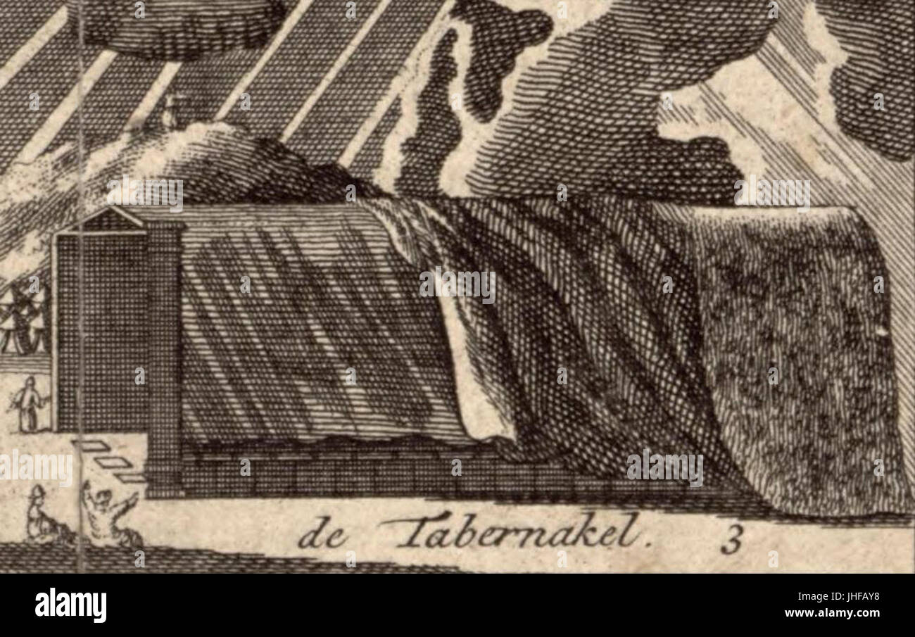 Jan van Jagen. de Tabernakel. Ierusalem. 1770s Foto Stock