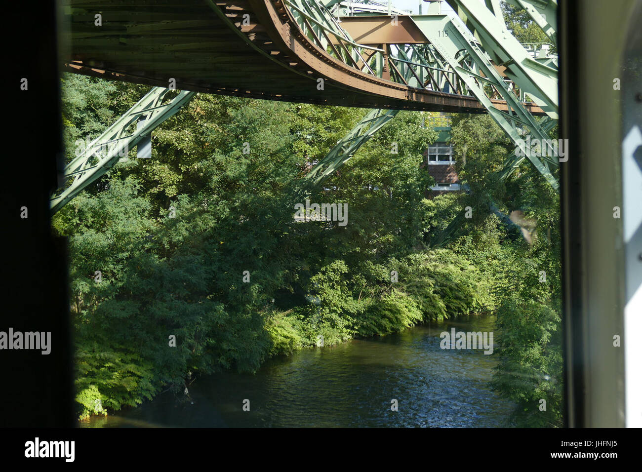 Schwebebahn 2015.09.26.103333 telaio di supporto Wuppertal Foto Stock