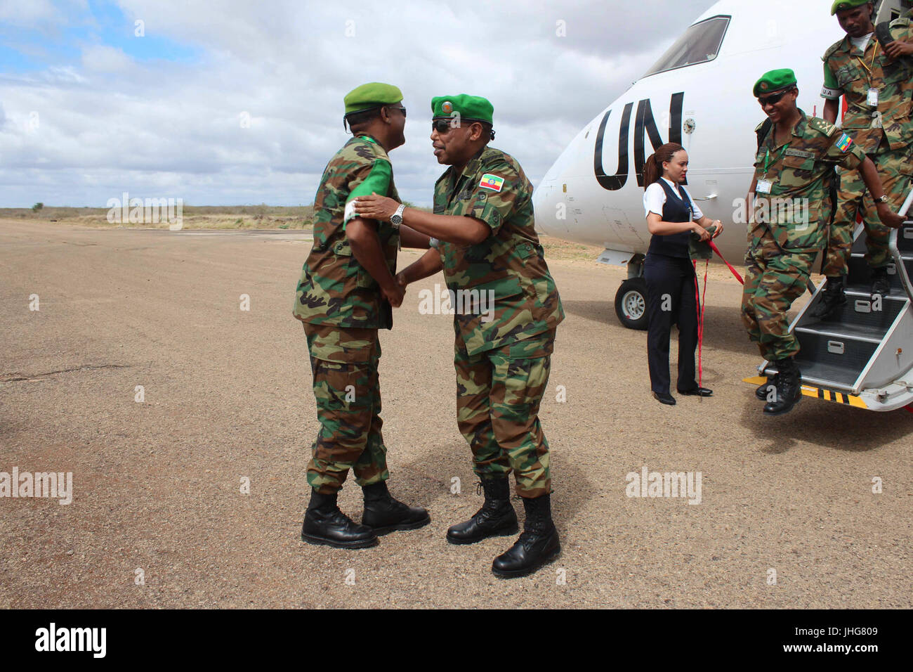 2015 12 visite DFC Baidoa-1 (21922390548) Foto Stock