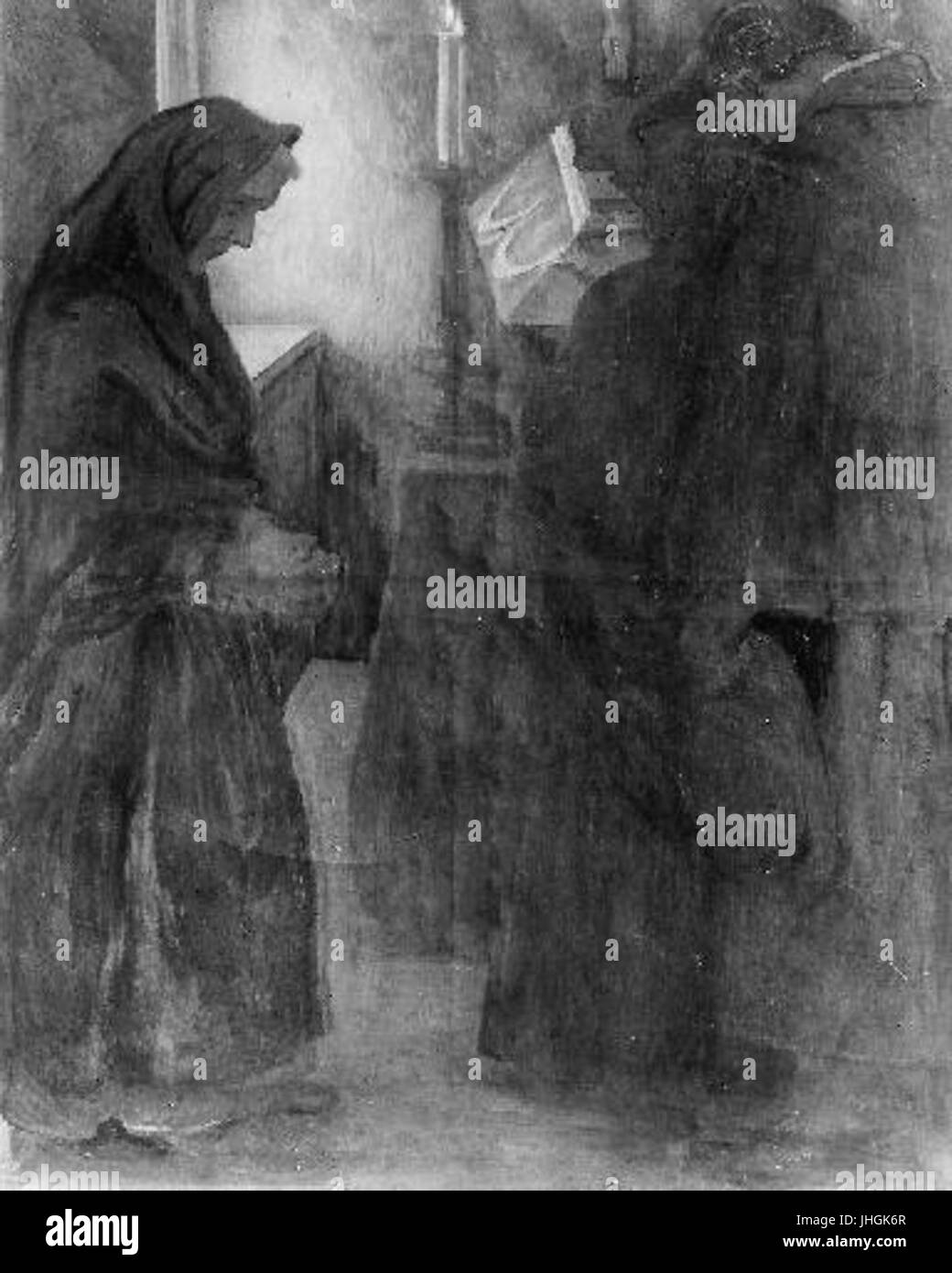 Karel Myslbek 1874-1915 - V umrlci komore - Umrlci komora Foto Stock