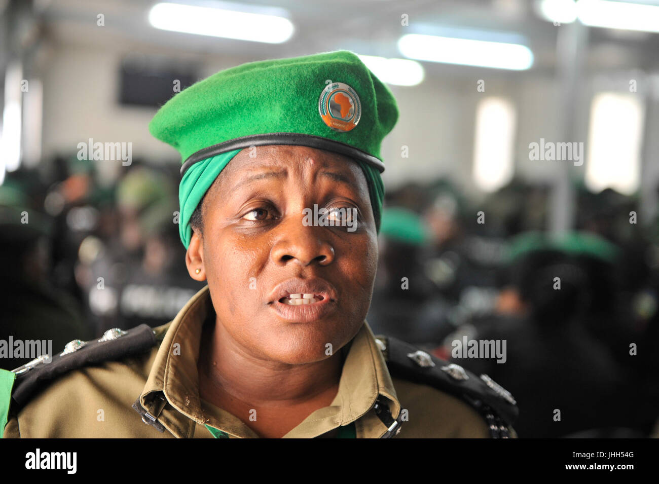 2016 01 06 nigeriano contingente di polizia-11 (24211782425) Foto Stock