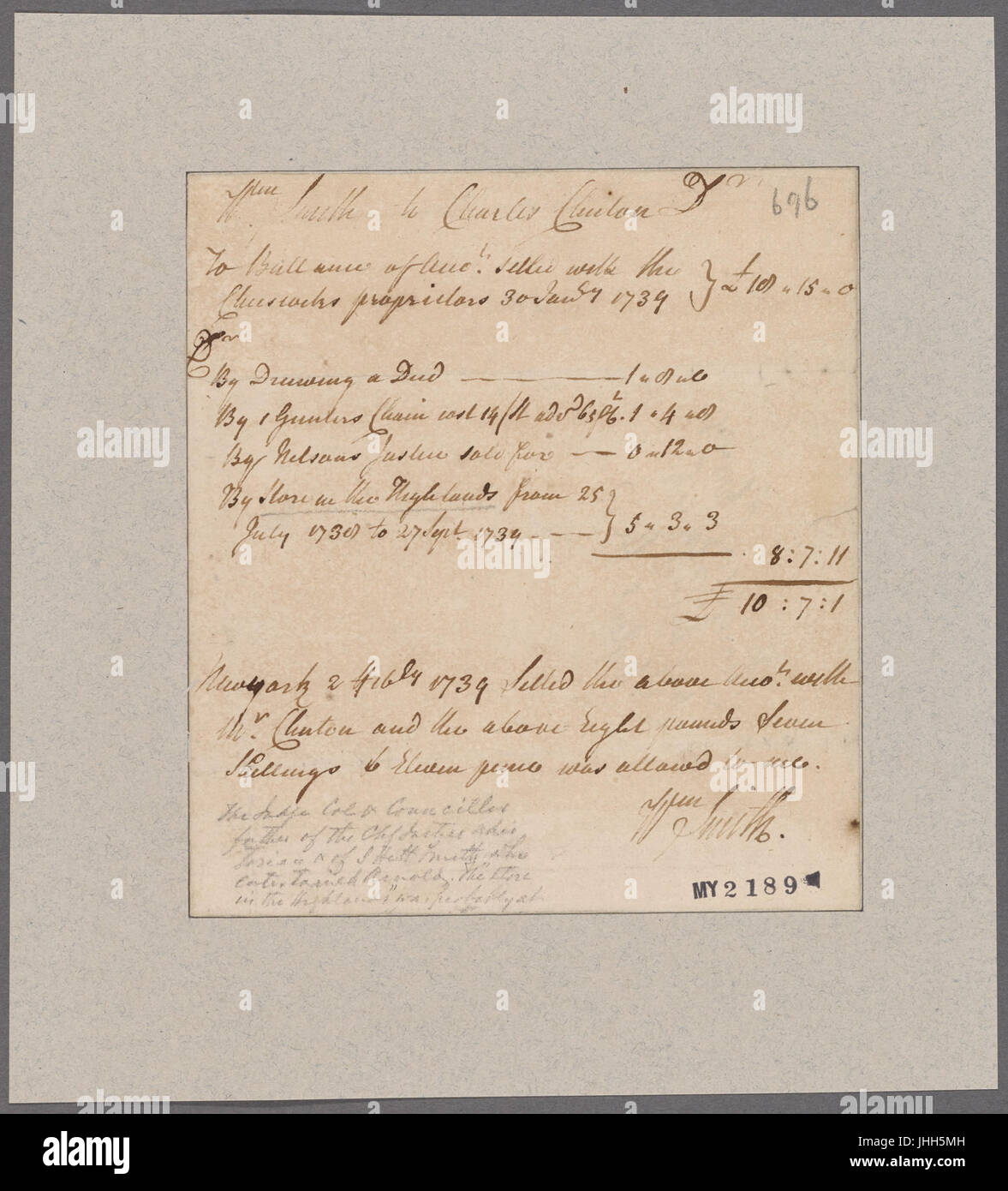 Smith, William. A Charles Clinton (NYPL b11868620-5392588) Foto Stock