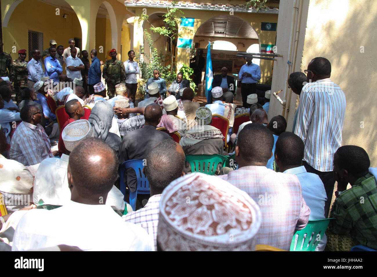 2016 03 23 La Somalia PM Visite Beletweyne-1 (25399109493) Foto Stock