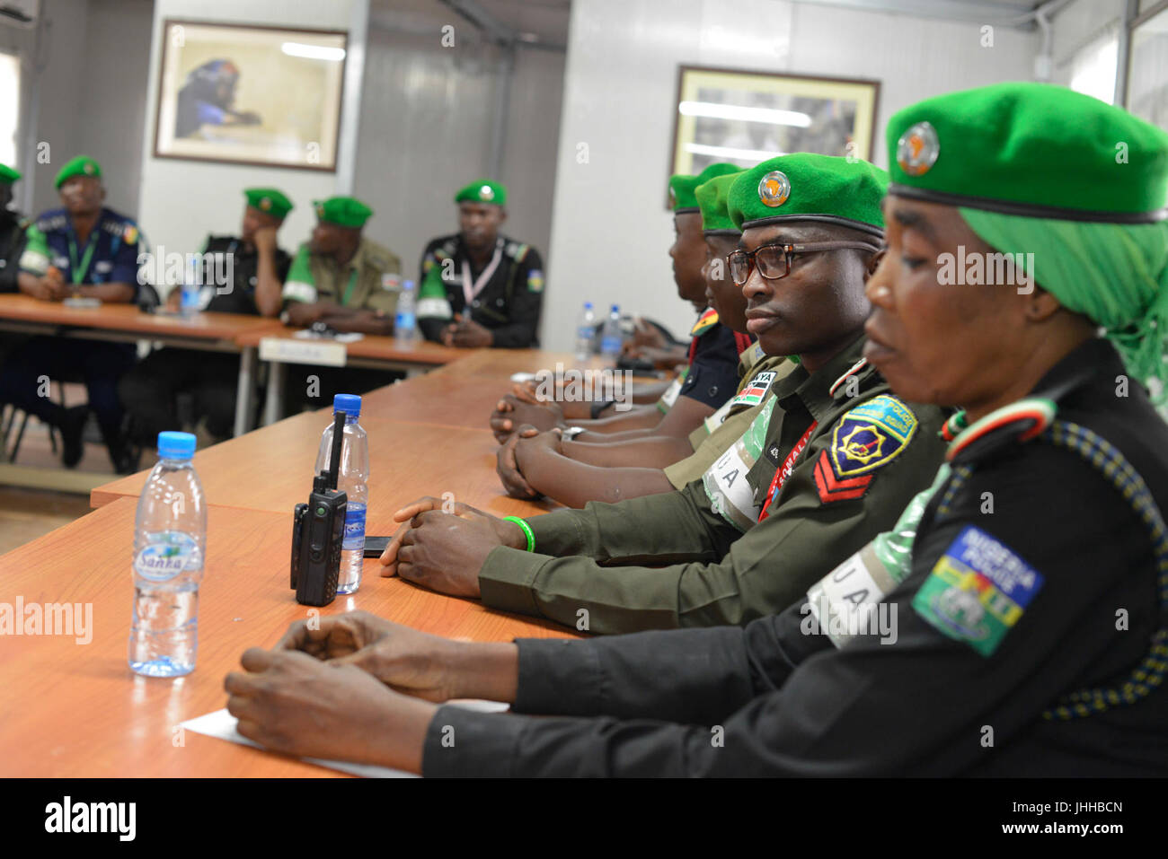 2016 04 23 AMISOM la formazione della polizia-1 (26340199130) Foto Stock