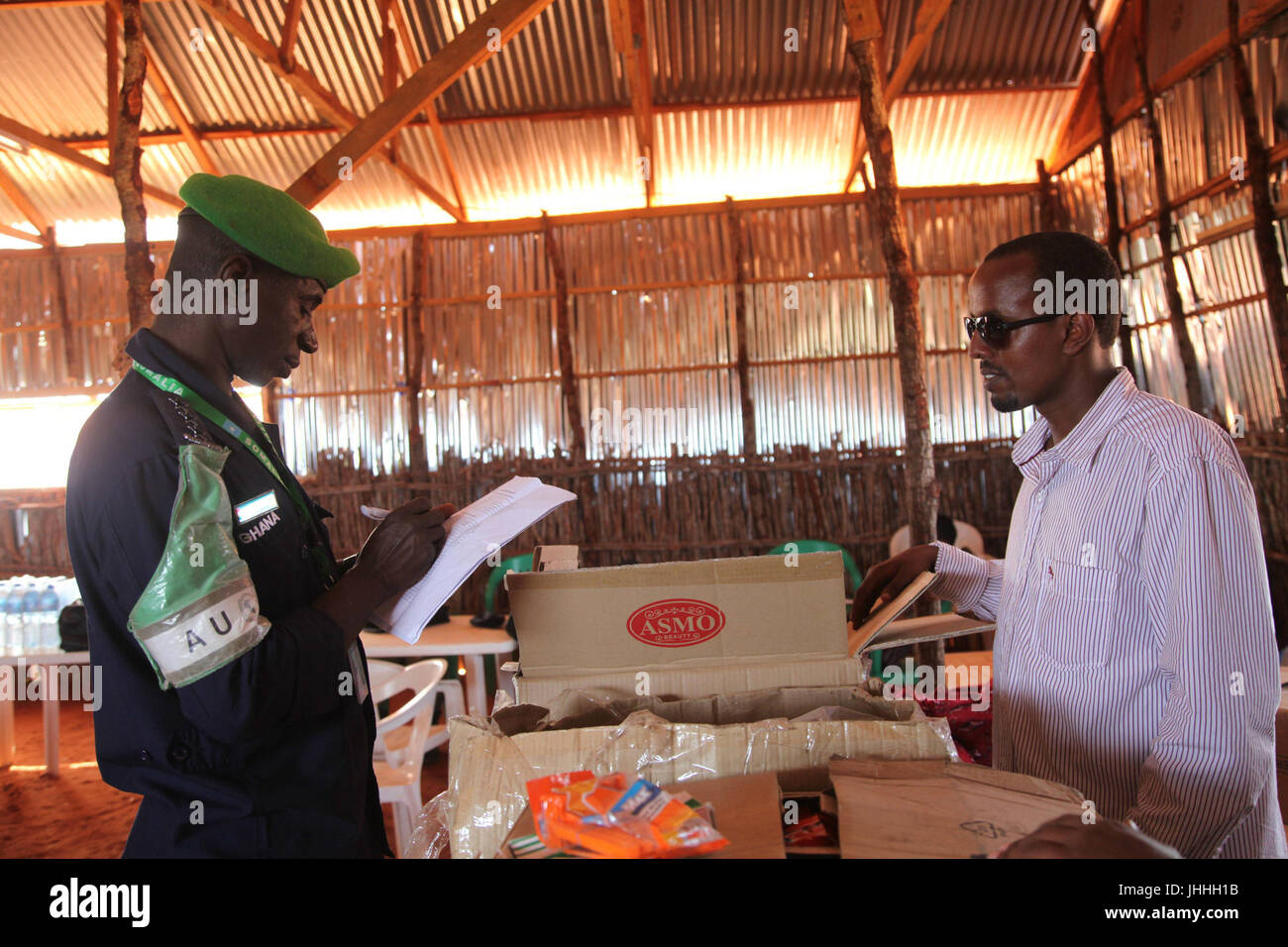 2016 07 AMISOM la formazione della polizia-10 (28117313726) Foto Stock