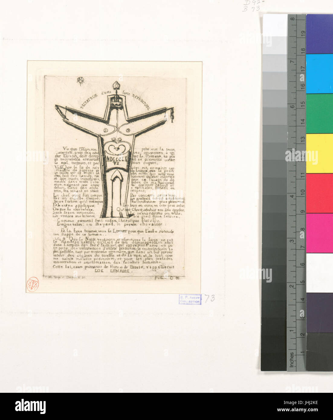 La loi lunaire (seconda piastra) (NYPL b13519639-1105603) Foto Stock