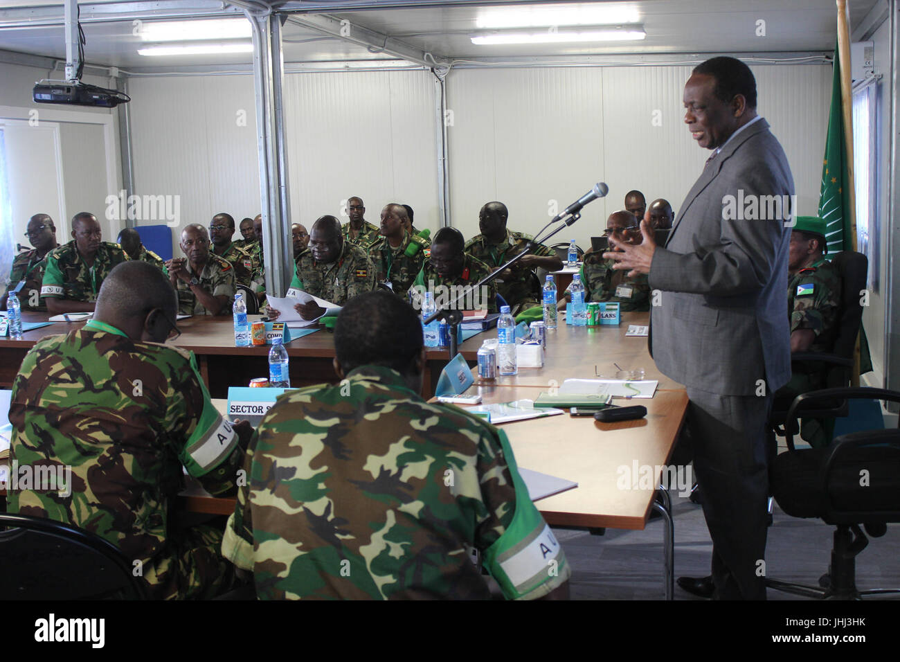 2016 01 AMISOM Settore Conferenza dei comandanti-11 (28660354836) Foto Stock