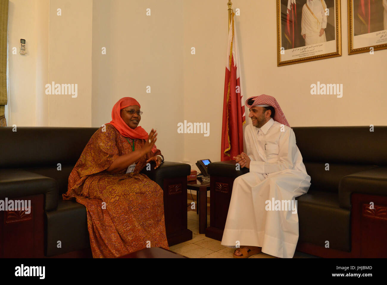 2016 26 visite DSRCC Qatar Embassy-4 (29947312644) Foto Stock
