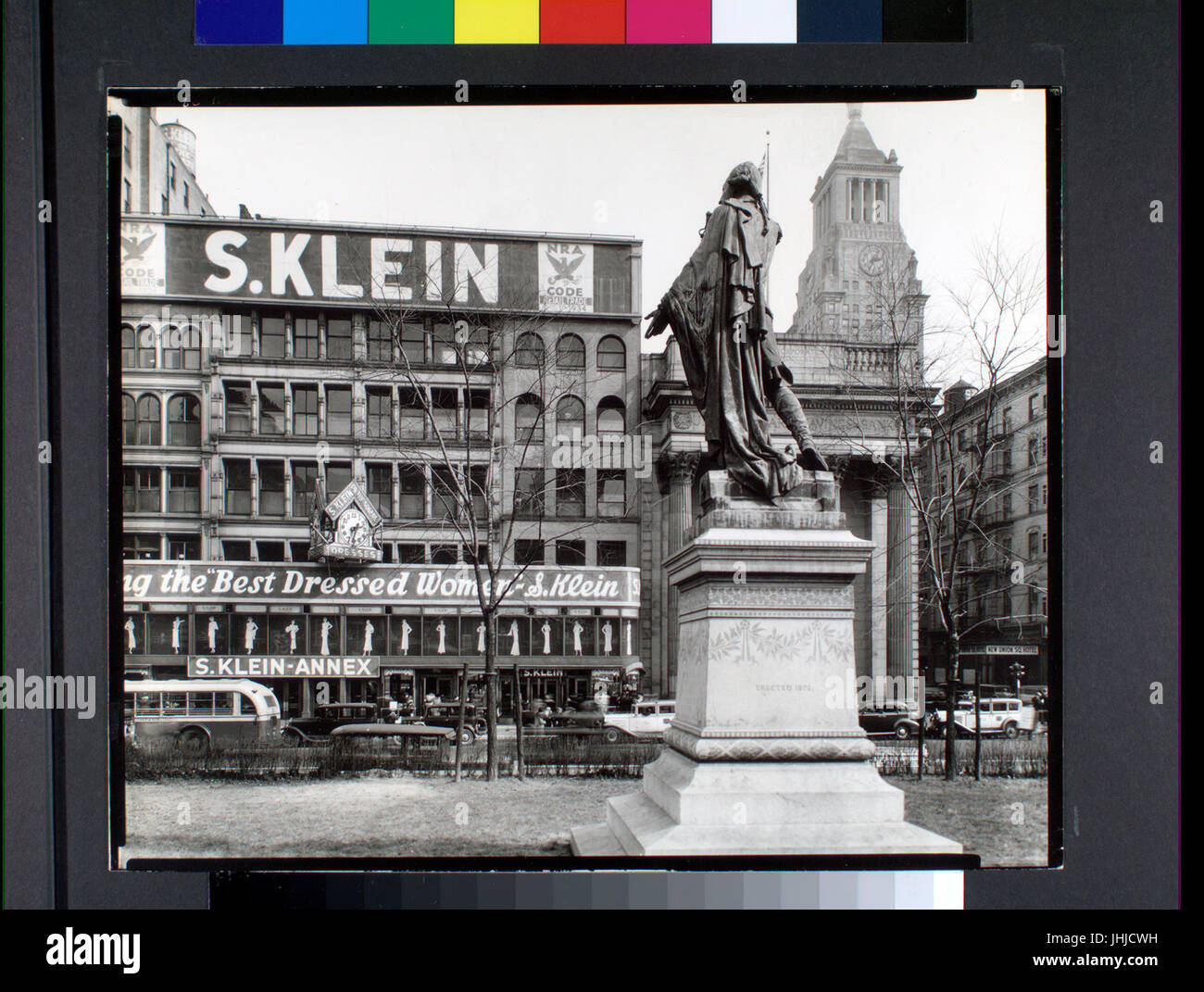 Union Square, Manhattan (NYPL b13668355-482717) Foto Stock