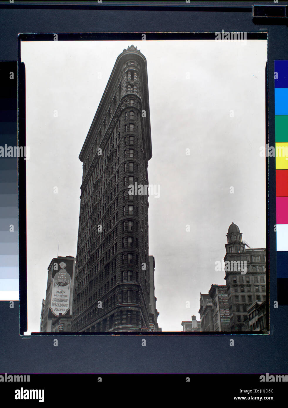 Flatiron Building, 23rd Street e Fifth Avenue, Manhattan (NYPL b13668355-482724) Foto Stock