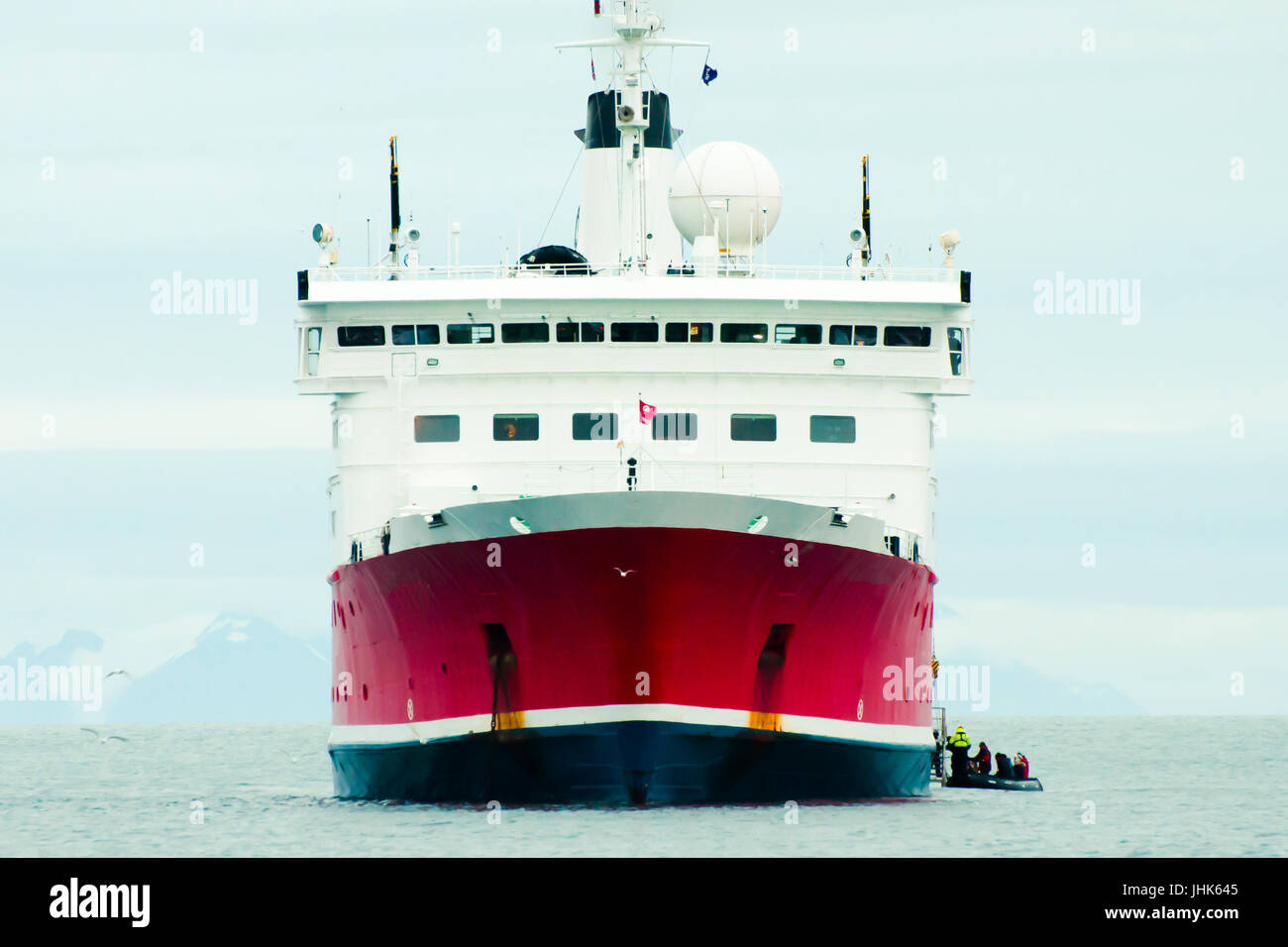 Expedition nave - Groenlandia Foto Stock