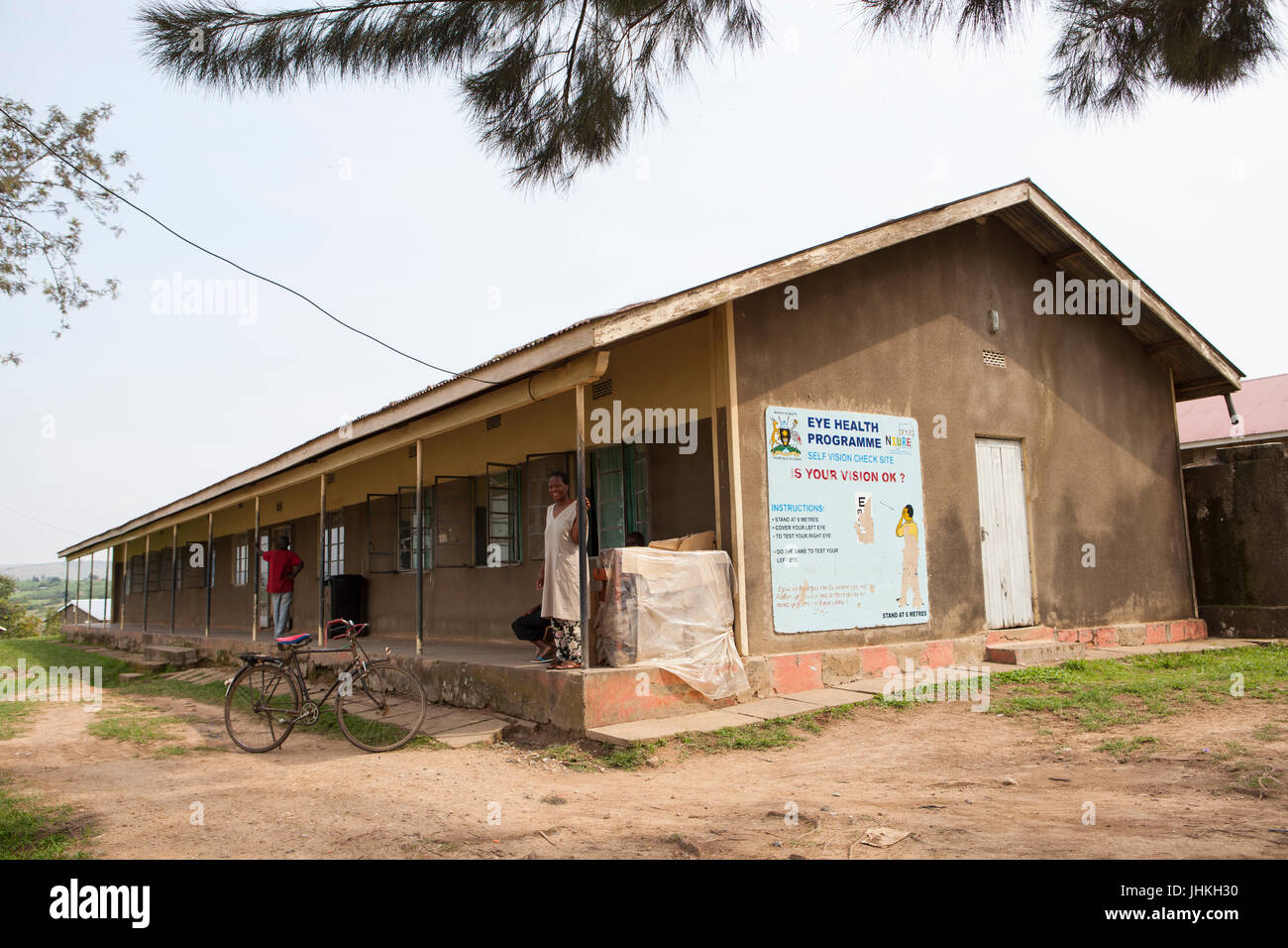 Bwizibwela centro salute, nelle zone rurali in Uganda. Foto Stock