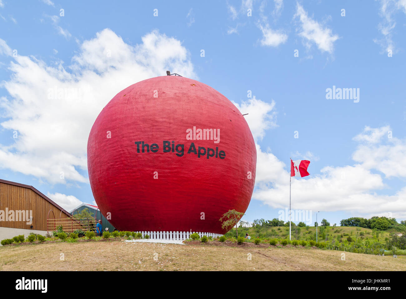 Big Apple pie fabbrica in Colborne, Ontario, Canada Foto Stock