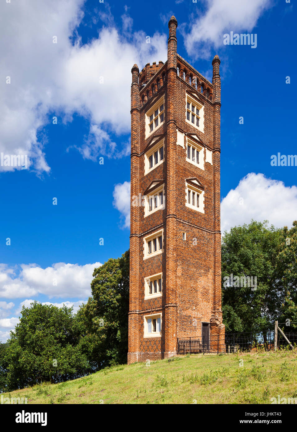 Freston Tower, Suffolk. Foto Stock