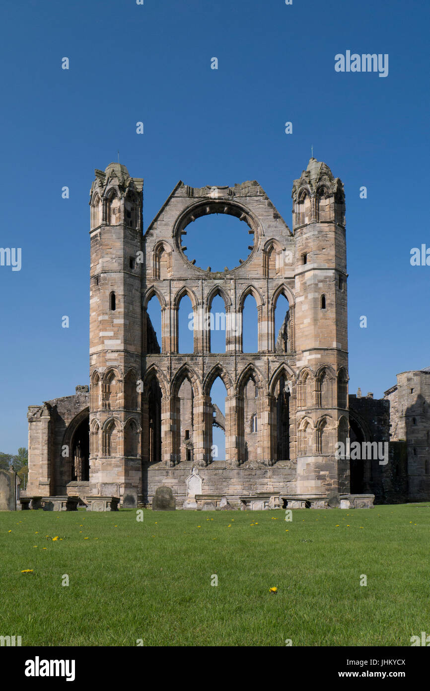 Elgin Cathedral, murene, Scozia Foto Stock
