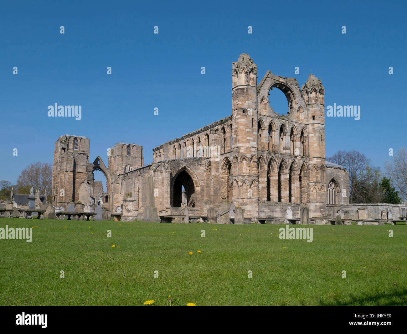 Elgin Cathedral, murene, Scozia Foto Stock