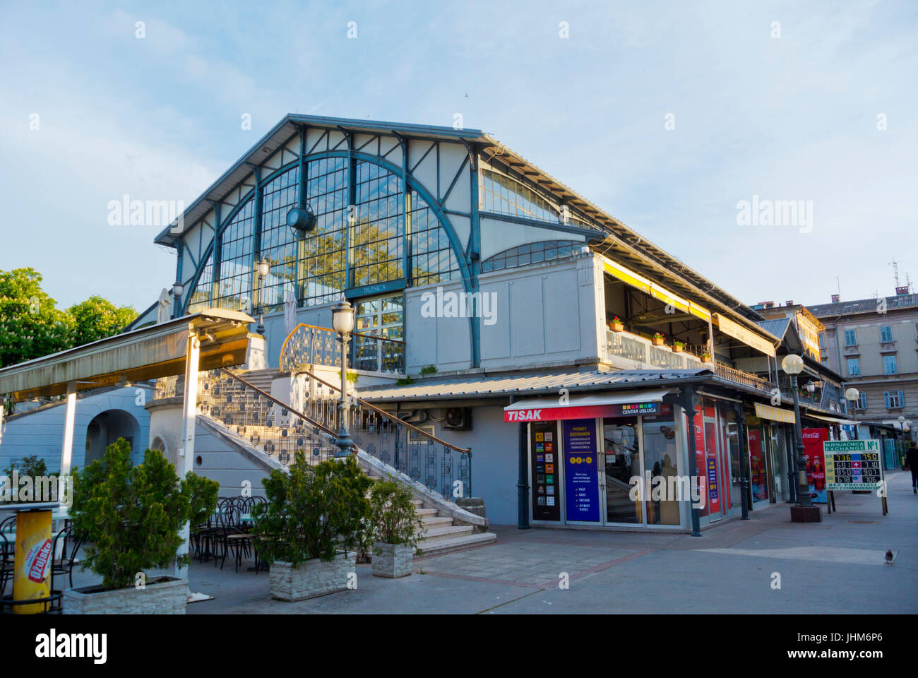 Sala Mercato, esterno, Pola, Istria, Croazia Foto Stock