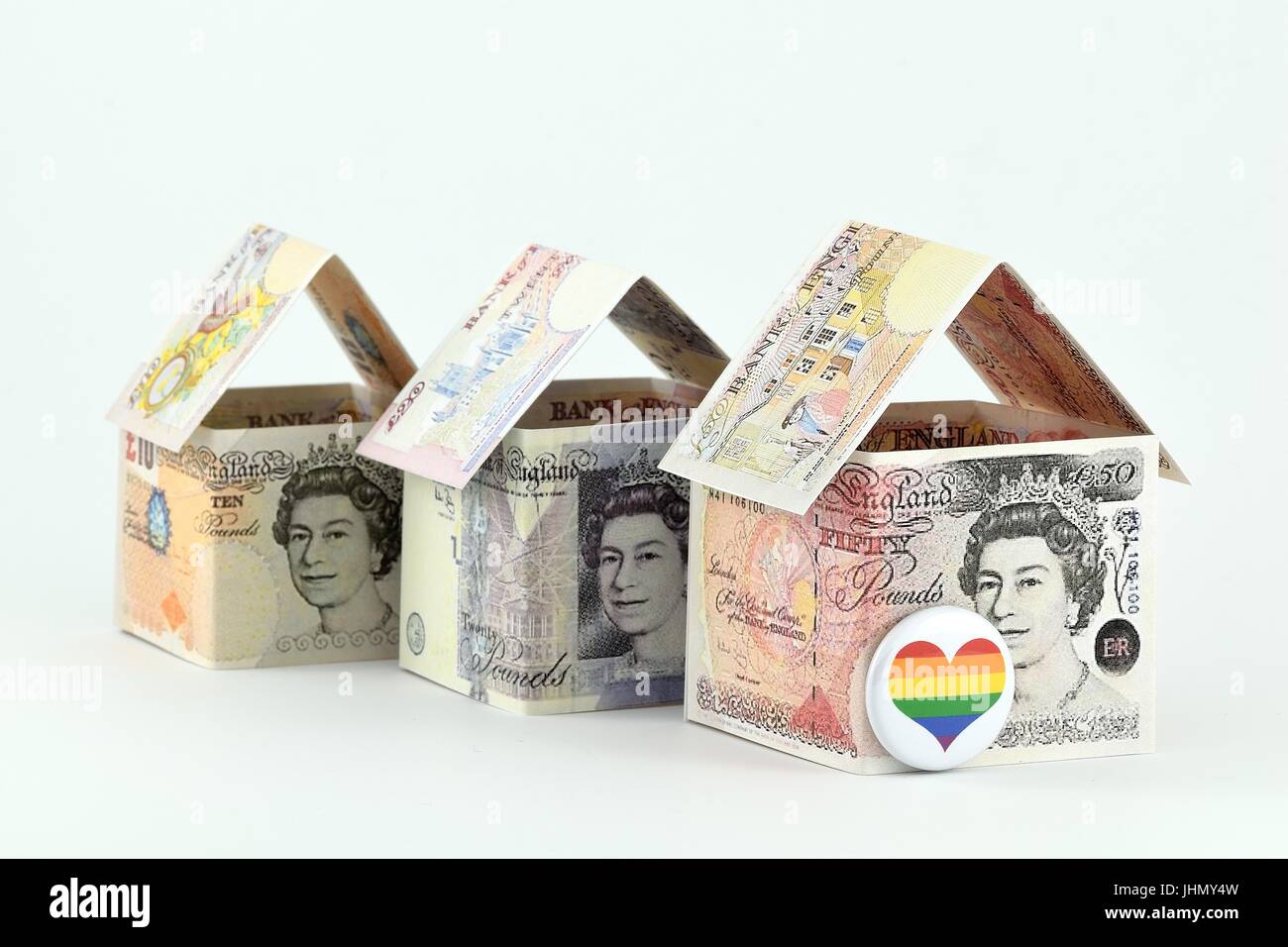 Dei prezzi degli immobili in aumento: è tempo di investire nel mercato immobiliare Foto Stock