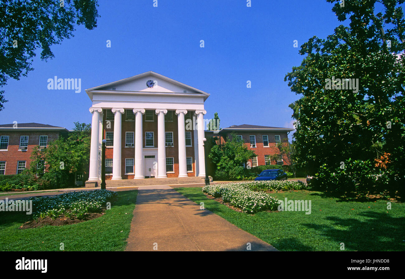 Il Liceo edificio, su University of Mississippi Campus in Oxford, Mississippi Foto Stock