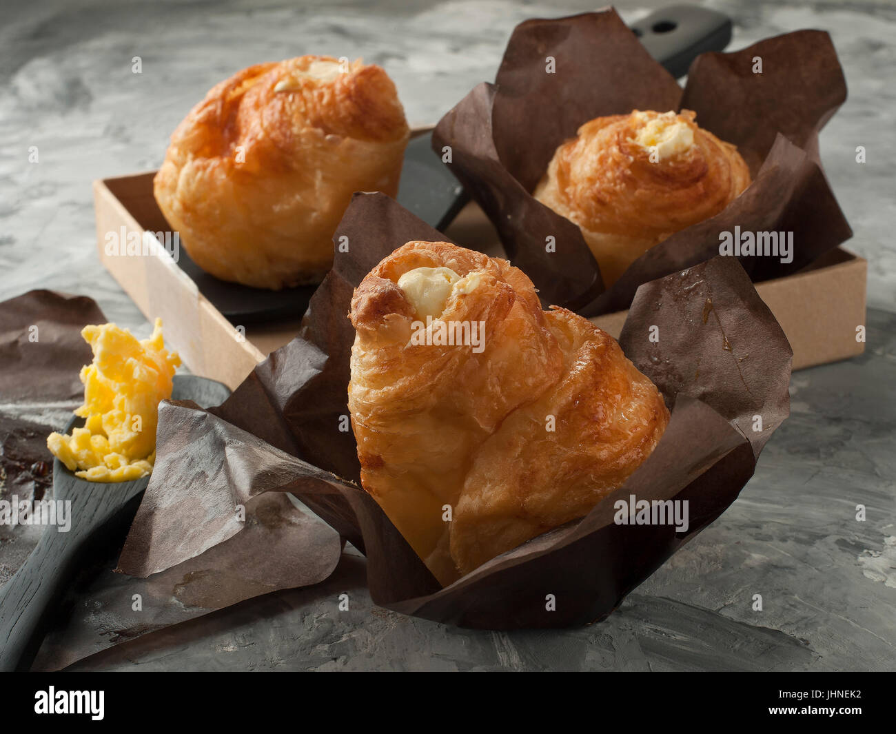 Pane di crema torta da forno dolce per ogni giorno lo stile di vita Foto Stock