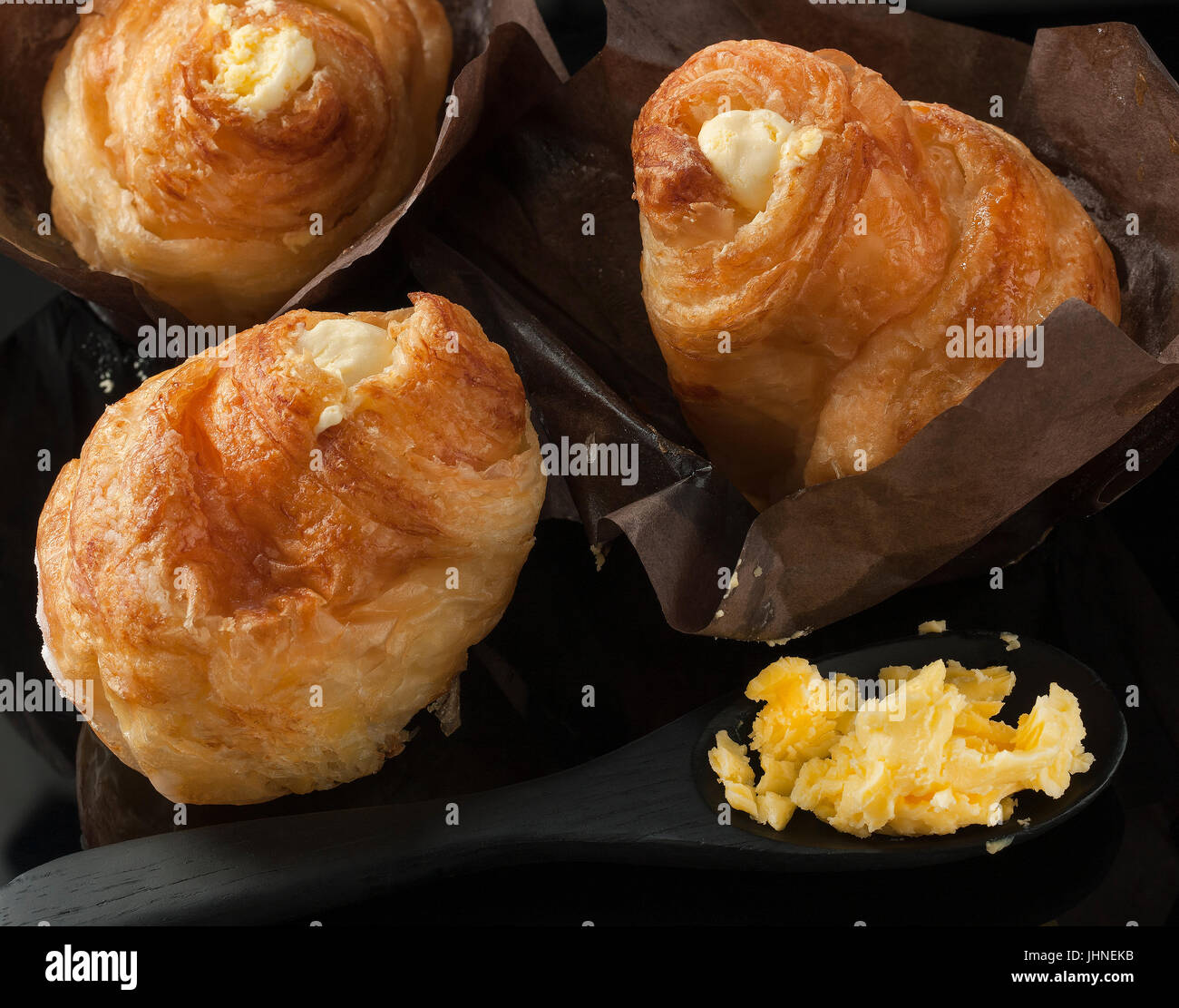 Pane di crema torta da forno dolce per ogni giorno lo stile di vita Foto Stock