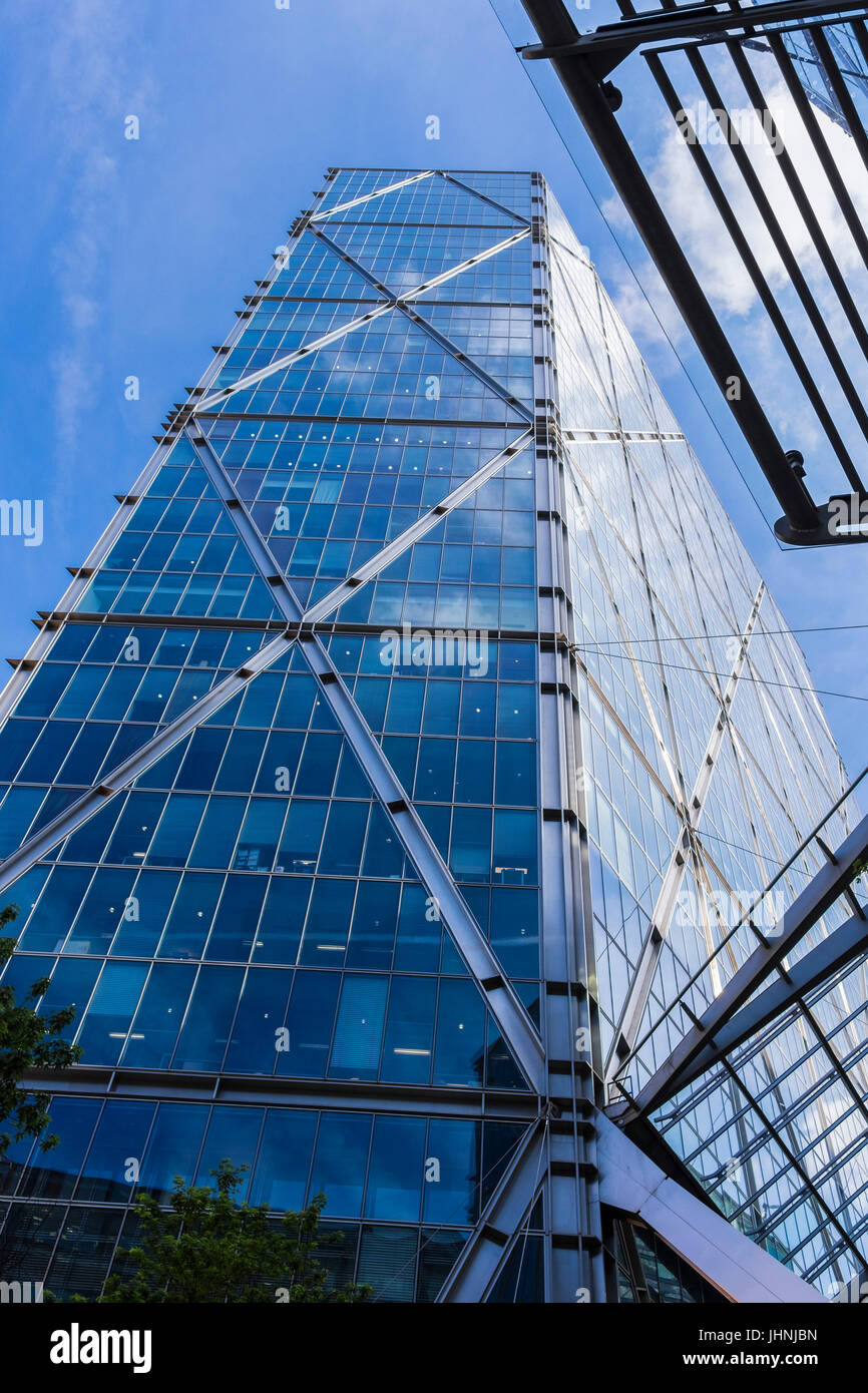 Il Broadgate Tower è un grattacielo di Londra principale quartiere finanziario della City di Londra, England, Regno Unito Foto Stock