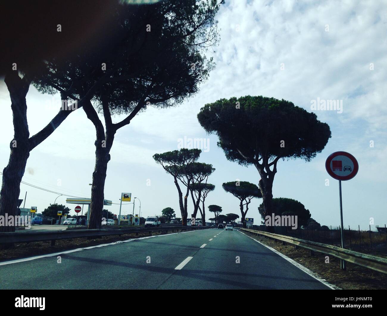 L'Italia, Lazio, Pontina Street © Credito Anna Retico/Sintesi/Alamy Stock Photo Foto Stock