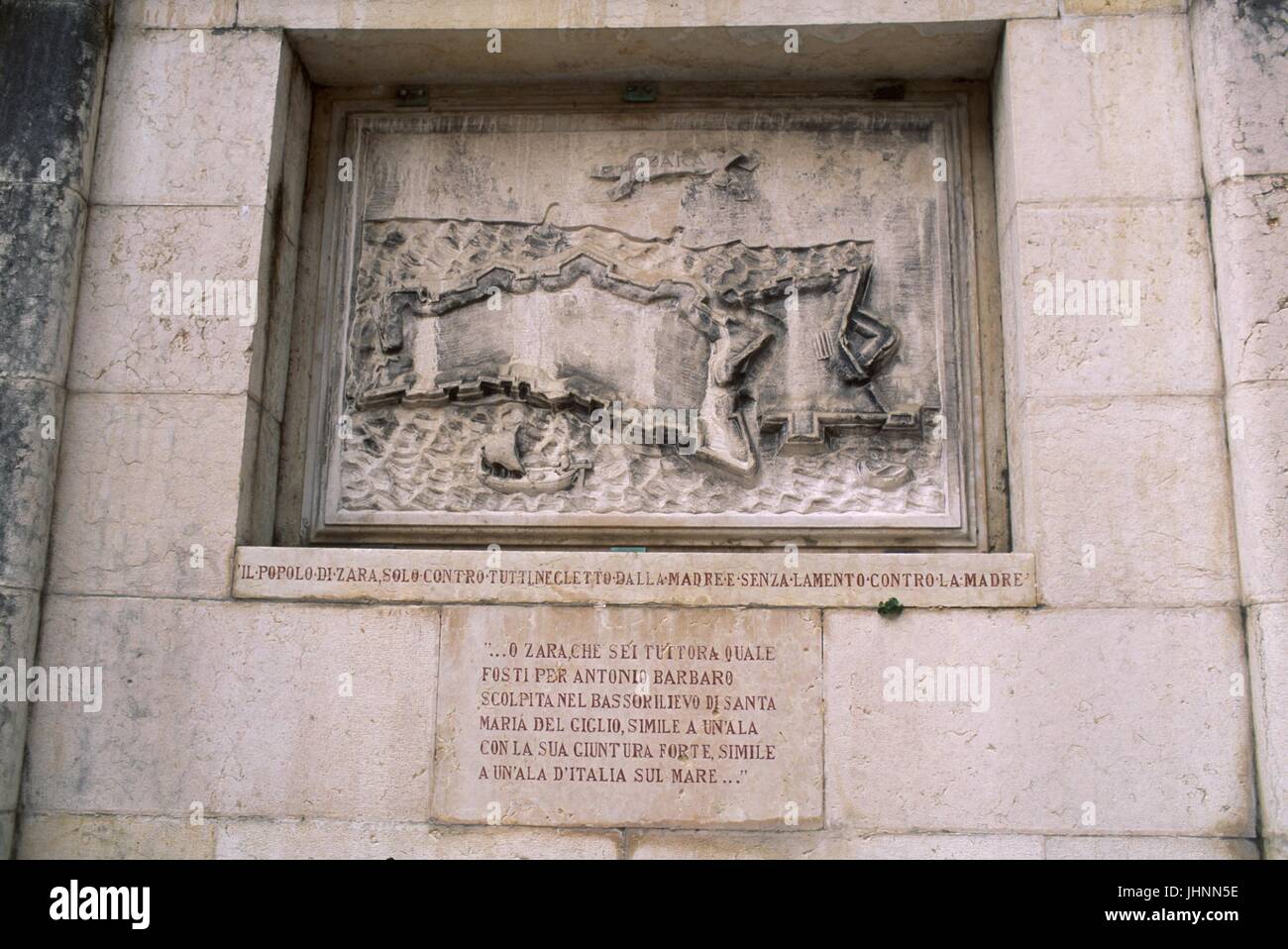 Gardone Riviera , il Lago di Garda (Italia) il Vittoriale, ultimo home e il museo memoriale del poeta Gabriele D'Annunzio Foto Stock